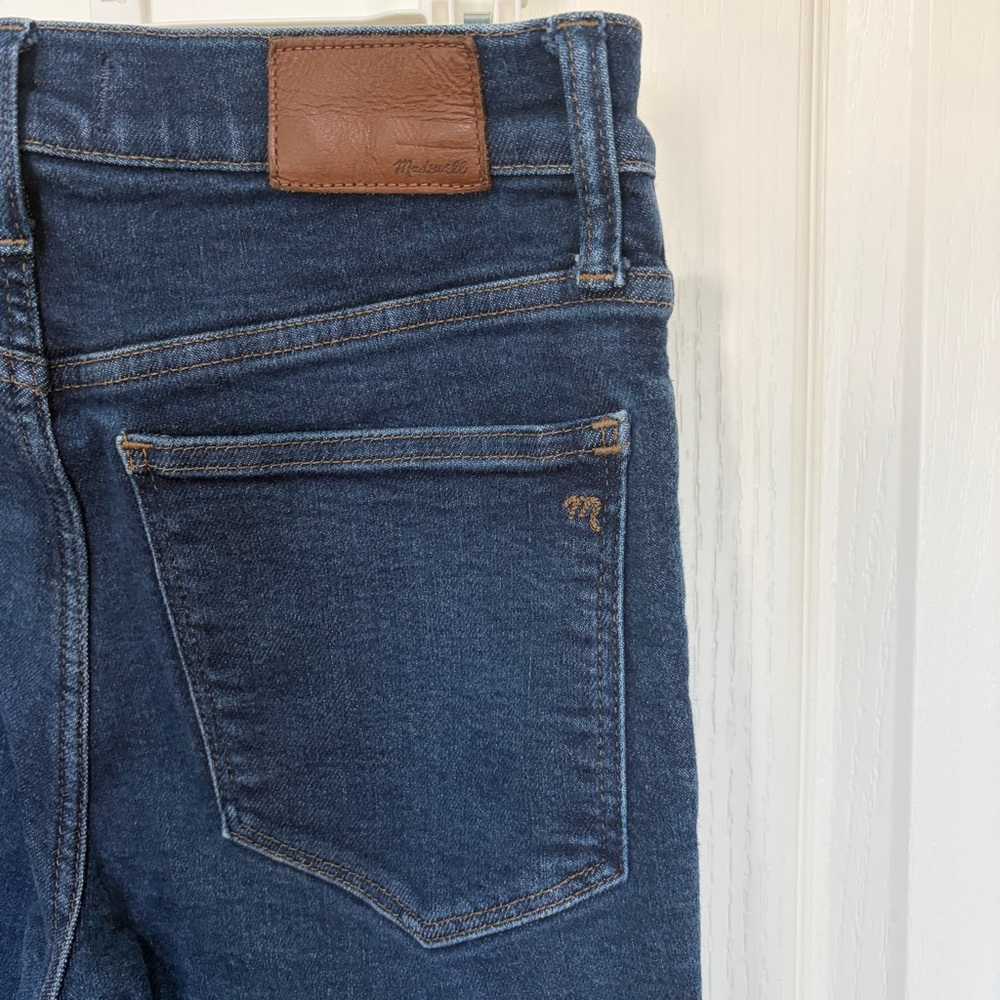 Madewell Dark Wash 9” Mid Rise Skinny Jeans Size 27 - Picture 6 of 7